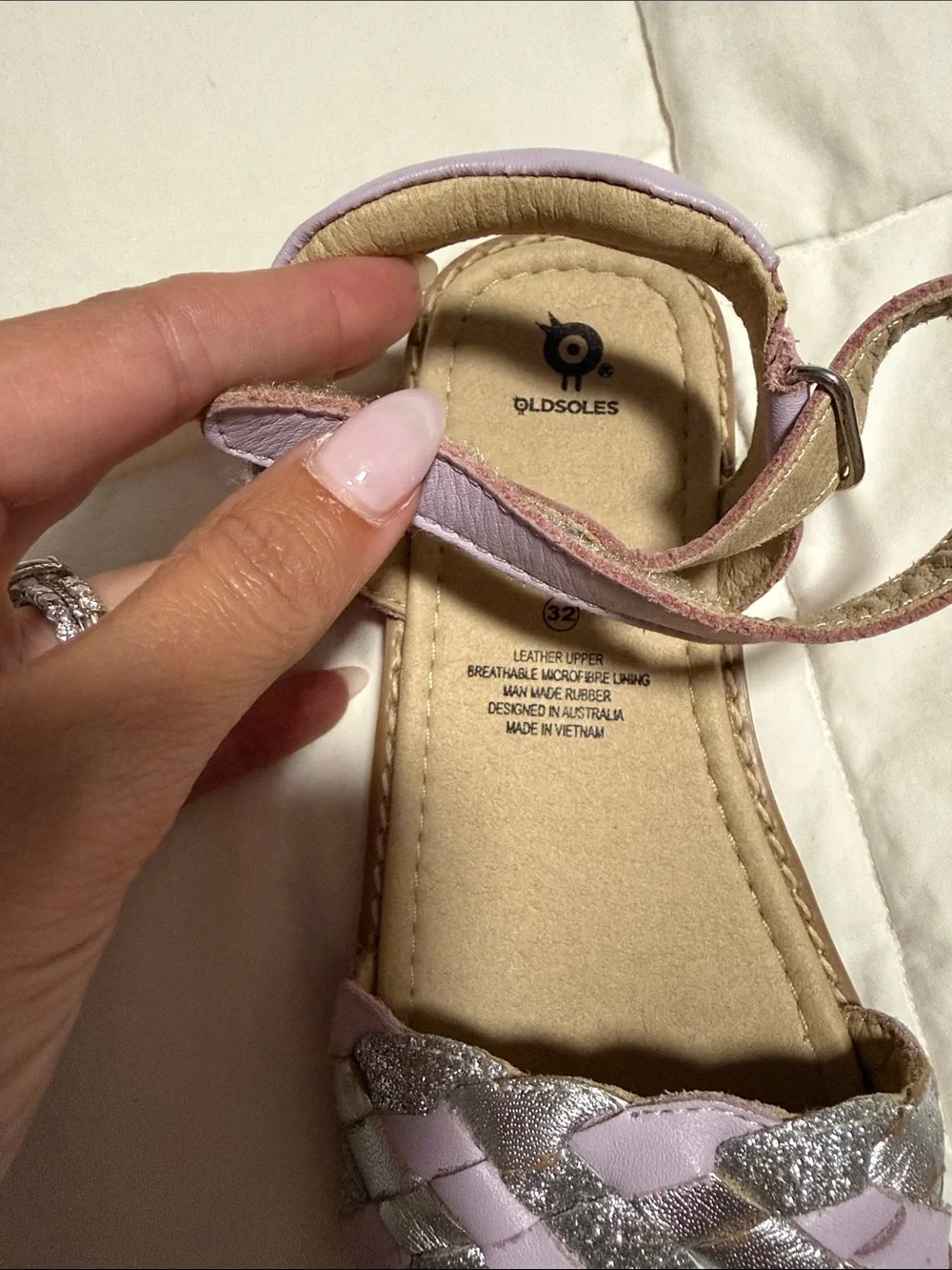 Old Soles lilac sandals